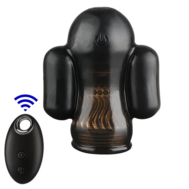 Control Wireless Glans Penis Vibrator Antrenor Masturbater Pentru Bărbați Dată Jucării Pentru Adulți Bărbați Extender Produse