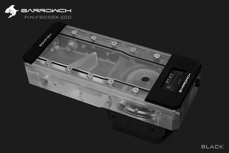 Barrowch FBD5BX, Display Digital PWM 18W Pompa Cu Rezervor de Combinații, Cutie de Pește D5 Serie, Integrat Pompa + Rezervor