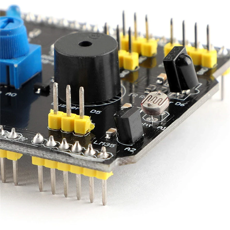DHT11 LM35 de Temperatură și Umiditate Senzor Multifuncțional placă de Expansiune Adaptor pentru Arduino UNO R3 RGB LED-uri IR Receptor Buzzer Unul