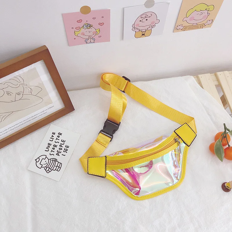 Copii Mini Sac de Talie din Piele borsete pentru Copii Fată Băiat cu Laser Sac de Curea Copil Talie Pack Toddler Fanny Pack