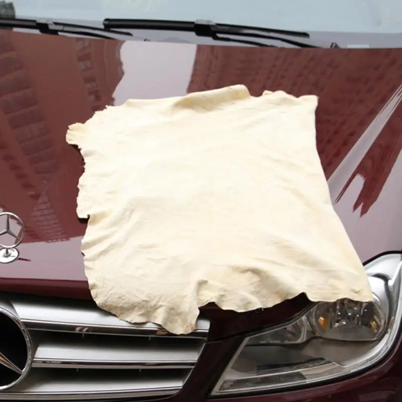 Extra Large Auto Uscare Naturală de Căprioară (45x55cm aprox) piele de Căprioară de Curățare Cham Piele Pânză