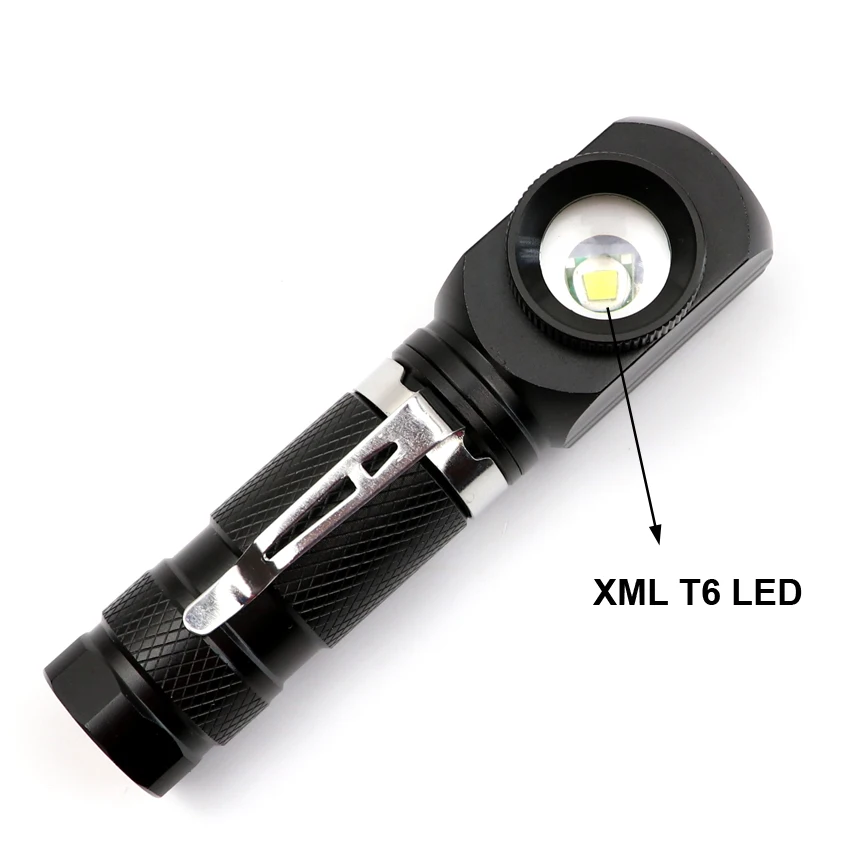 10W Cree T6 LED cu Zoom 18650 Faruri USB, Lanterna Vanatoare Camping Cap Lanterna Lampa Felinar cu Clip Coada magnet