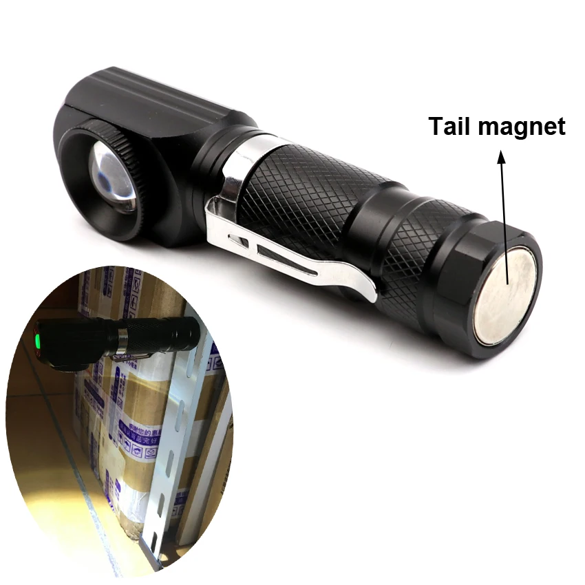 10W Cree T6 LED cu Zoom 18650 Faruri USB, Lanterna Vanatoare Camping Cap Lanterna Lampa Felinar cu Clip Coada magnet