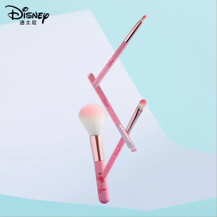 Autentic Disney frozen 4buc Profesionale Complete pentru copii Machiaj Perii de Înaltă Calitate Pulbere Fard de pleoape Geană Obraz de Culoare Set de Perie