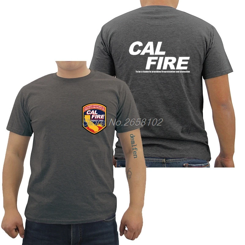 Vânzare fierbinte Bumbac Moda T-shirt New California Pompier pompierii Marina Design de Tricou Tricou Tricou Harajuku