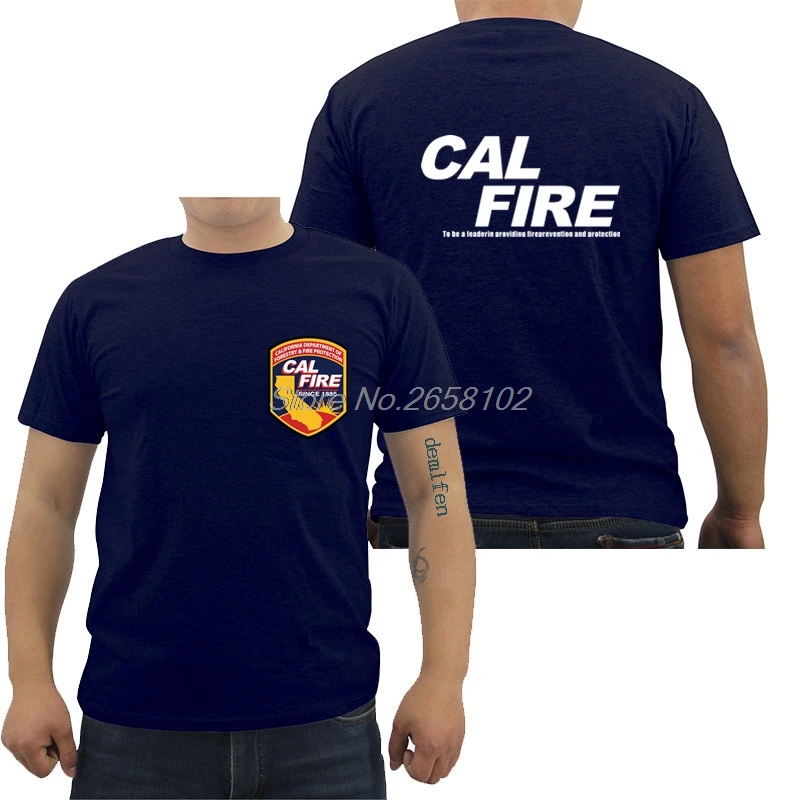 Vânzare fierbinte Bumbac Moda T-shirt New California Pompier pompierii Marina Design de Tricou Tricou Tricou Harajuku