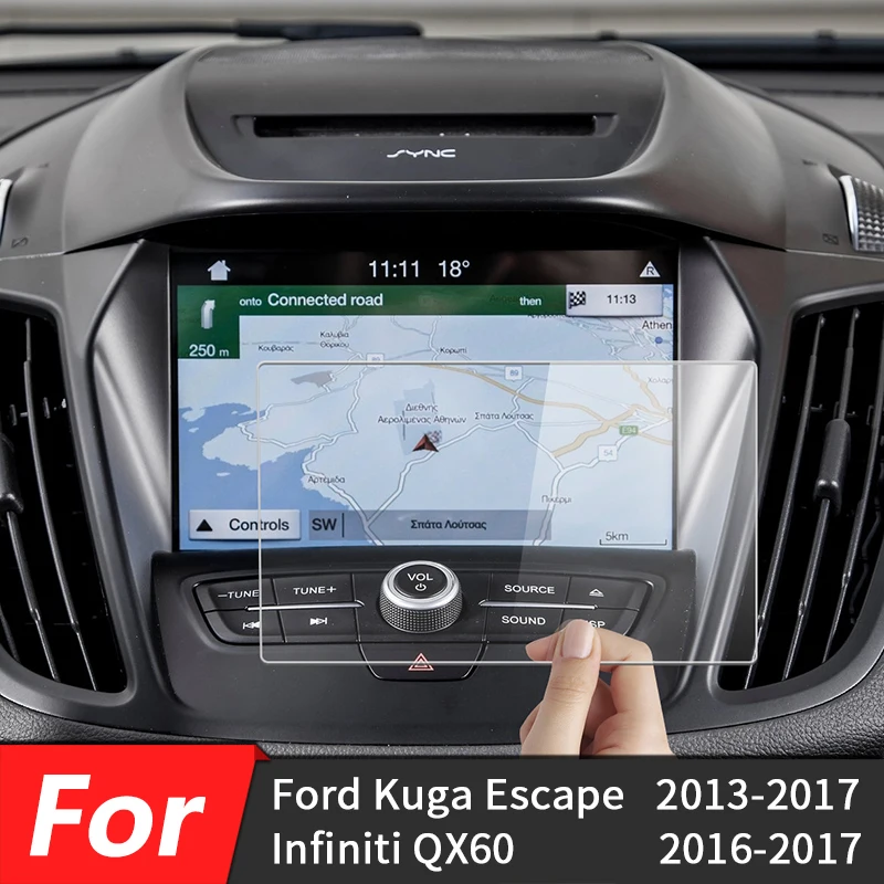 Sticla de Navigație Auto Ecran Protector LCD Touch Ecran de Film Protector Pentru Ford Kuga 2013-2017 / Infiniti QX60