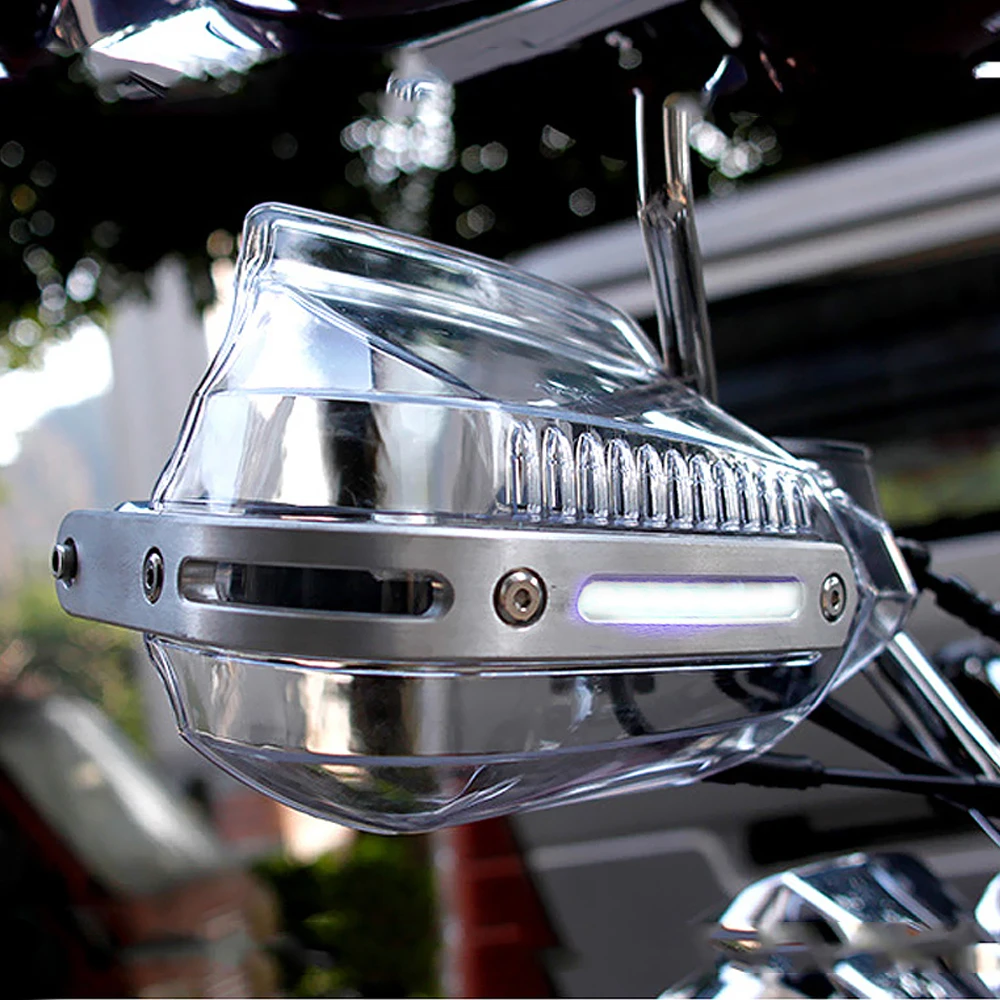 Motocicleta mânerul din Moto Garda de Mână cu LED-uri Pentru yamaha vstar aprilia rsv suzuki hayabusa honda vfr 1200 yamaha trasor 700