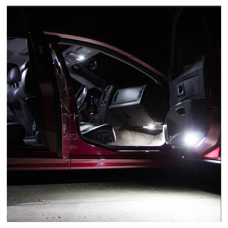 10 Becuri Albe LED Interior Auto Lectură Kit de Lumina Pentru a se Potrivi 2016 2017 2018 2019 Toyota Tacoma Harta Dom Oglindă Licență Lampa