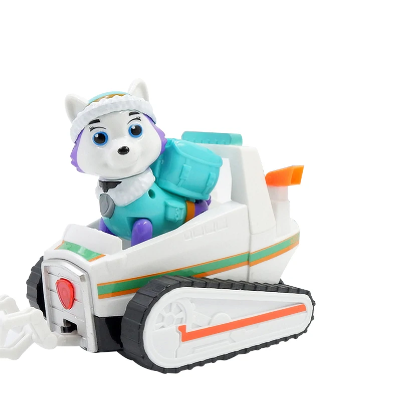 Laba Patrulare Salvare Câine Chase Ryder Everest Masina De Salvare Trage Înapoi Muzica Patrula De Schi Vehicul Anime Acțiune Figura Model De Copil Jucărie Cadouri