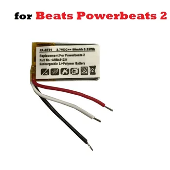 3.7 V Baterie pentru Beats Powerbeats 2 & 3 Casti Bateria Li-Polimer-Polimer Reîncărcabilă Acumulator de Înlocuire AHB481221 90mAh