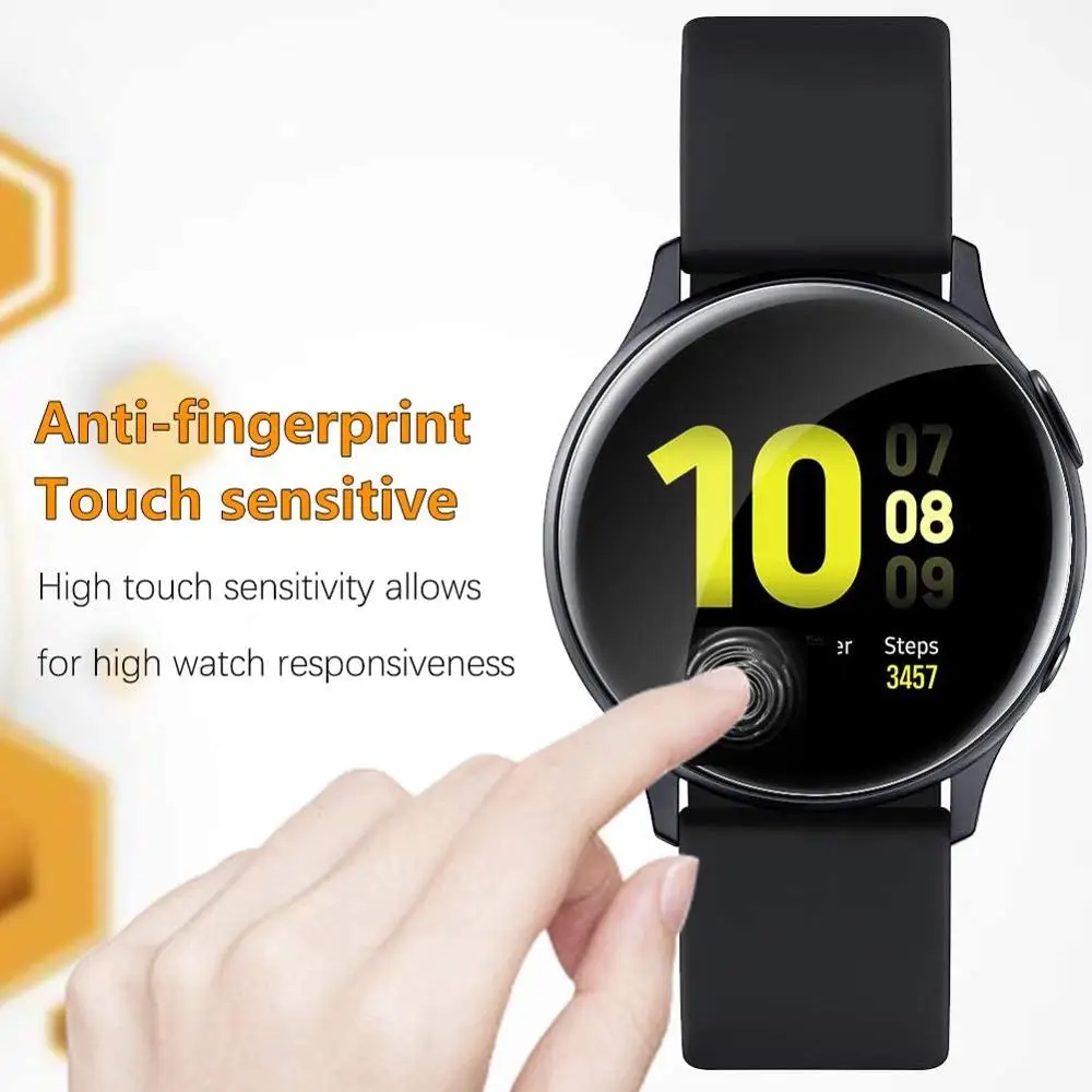 100BUC Moale Ecran Protector pentru Samsung Galaxy Watch Active 2 40mm / 44mm SmartWatch Folie de Protectie (Fara sticla)