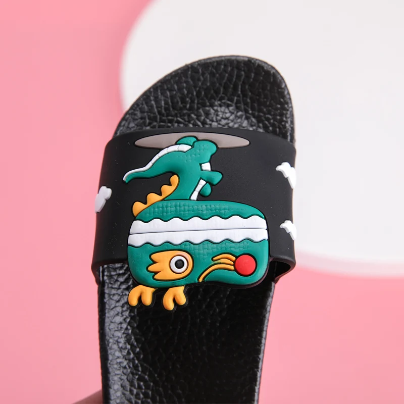 De Vară 2020 Copii Dinozaur desene animate model de Papuci de casa Sandale pentru Copii Pantofi Slip Pe Copil Băieți Fete Sandale Marimea 24, 35 de ani