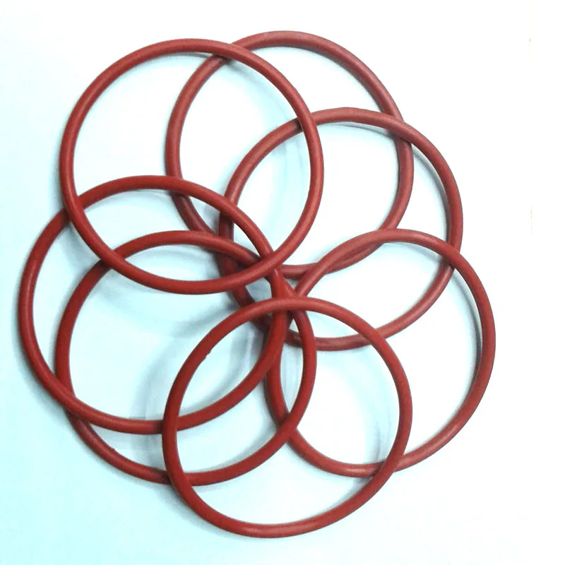 236Pcs ID(2.8~26mm) * Grosime (1.8~4mm) Silicon Rosu O-ring Set de Înaltă Calitate, O Cutie de inel Comestibile Silicon