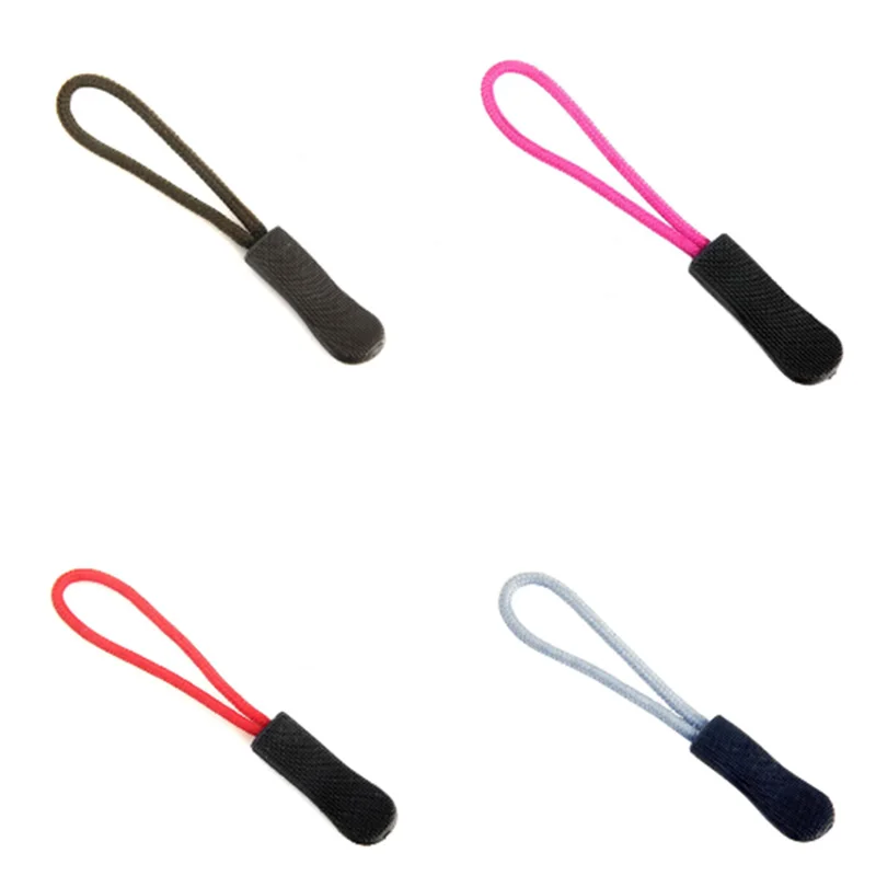 100buc/pachet Mix de Culoare Cablul Trage cu Fermoar Curea de Arcan Negru Pentru DIY Accesorii de Îmbrăcăminte