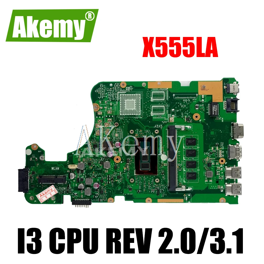 X555LA Placa de baza rev2.0/3.1 i3 cpu Pentru Asus X555LD X555LA Laptop placa de baza X555LA Placa de baza X555LA Placa de baza de test OK
