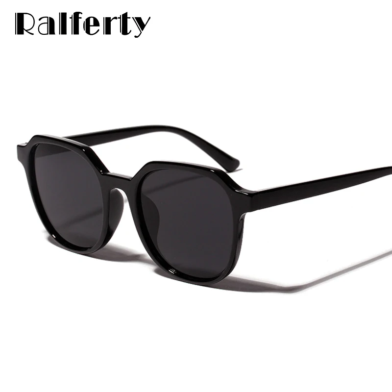 Ralferty Retro ochelari de Soare pentru Femei Brand Designer 2019 Epocă Ochelari de Soare UV400 Feminin de Ochelari cu Ramă de Plastic Nuante Oculos W813060