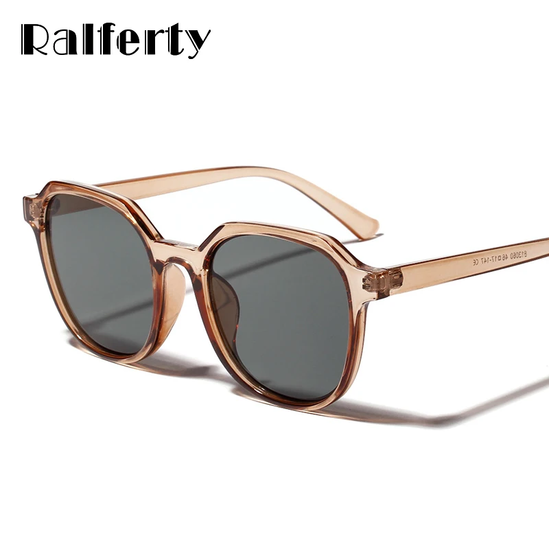 Ralferty Retro ochelari de Soare pentru Femei Brand Designer 2019 Epocă Ochelari de Soare UV400 Feminin de Ochelari cu Ramă de Plastic Nuante Oculos W813060