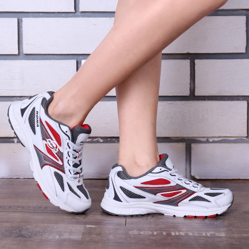 BONA clasic Nou Stil pentru Femei Pantofi de alergat Respirabil Superioară în aer liber, Mersul pe jos, Jogging Pantofi Sport Confortabil Doamnelor Adidasi