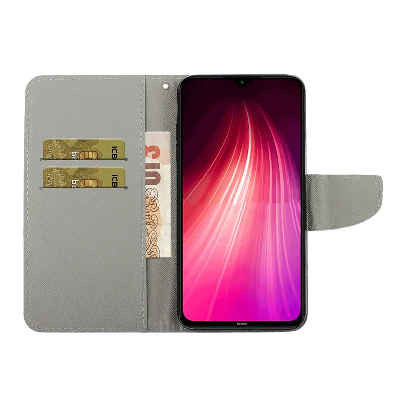 Caz din piele Pentru Xiaomi Redmi Notă 8T Caz Capacul de pe sFor Coque Xiaomi Redmi Notă 8T 8 T Caz Magnetic Flip Wallet Cazuri de Telefon