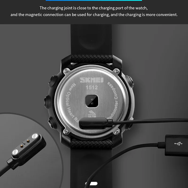 Bluetooth Inteligent Ceas Pentru Android Wear Android sistem de OPERARE IOS Smartwatch Men Sport Ceas Busola relógio inteligente SKMEI