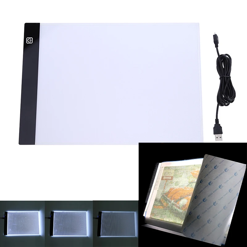 A3 A4 A5 Desen Tableta Grafica LED Diamond Pictura Lumina Pad Lightpad Bord Diamant Pictura Accesorii Truse de scule