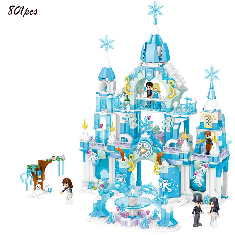 Disney Frozen blocuri Compatibil lepining & e film Frozeninglys Caramida Magazin jucarii pentru copii