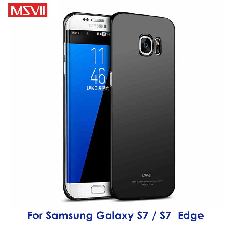Msvii Acoperire Pentru Samsung Galaxy S7 S6 Edge Acoperire Caz Silm Coque Pentru Galaxy S7 S6 Caz PC Cover Pentru Samsung S 6 7 Cazuri de Margine