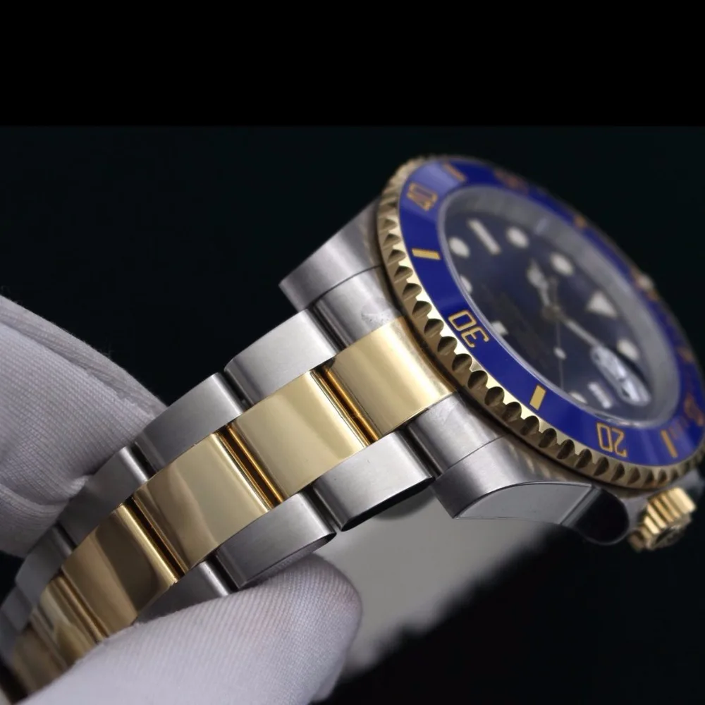 Bărbați de aur Uita-te la top brand de ceasuri de lux-oameni de afaceri Data completă din Oțel Inoxidabil încheietura mîinii ceas 2018 meskie scafandru relogio masculino