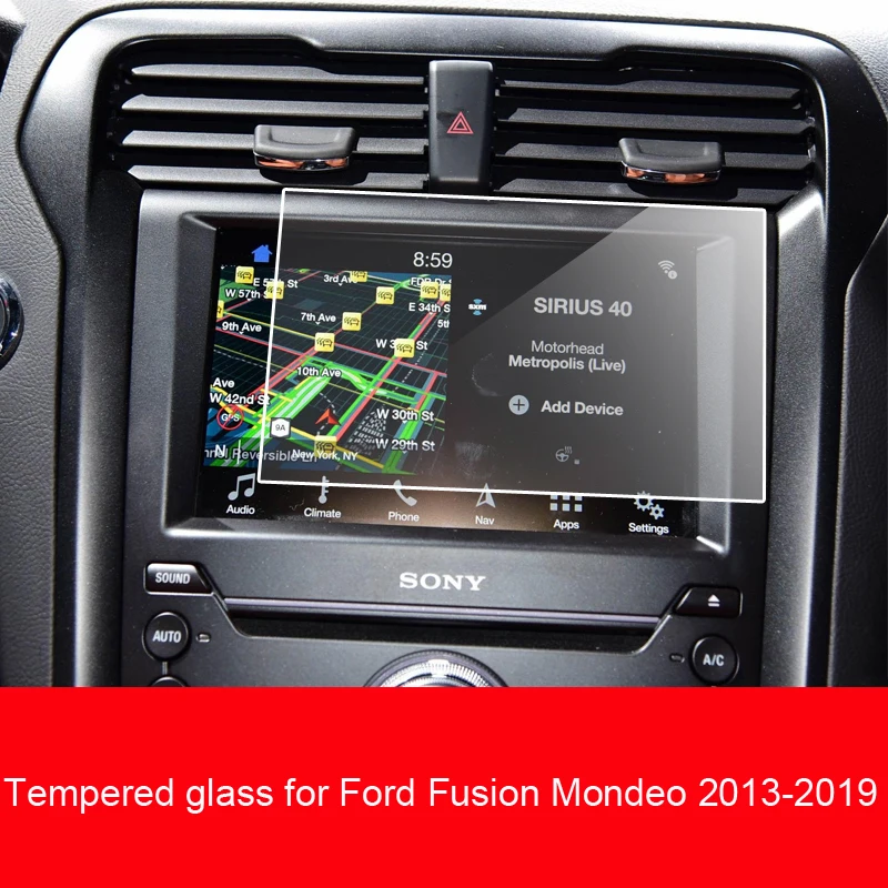 Sticla folie de protectie Anti-scratch Film Pentru Ford Fusion Mondeo 2013-2019 Mașină de navigare GPS film ecran LCD Accesorii