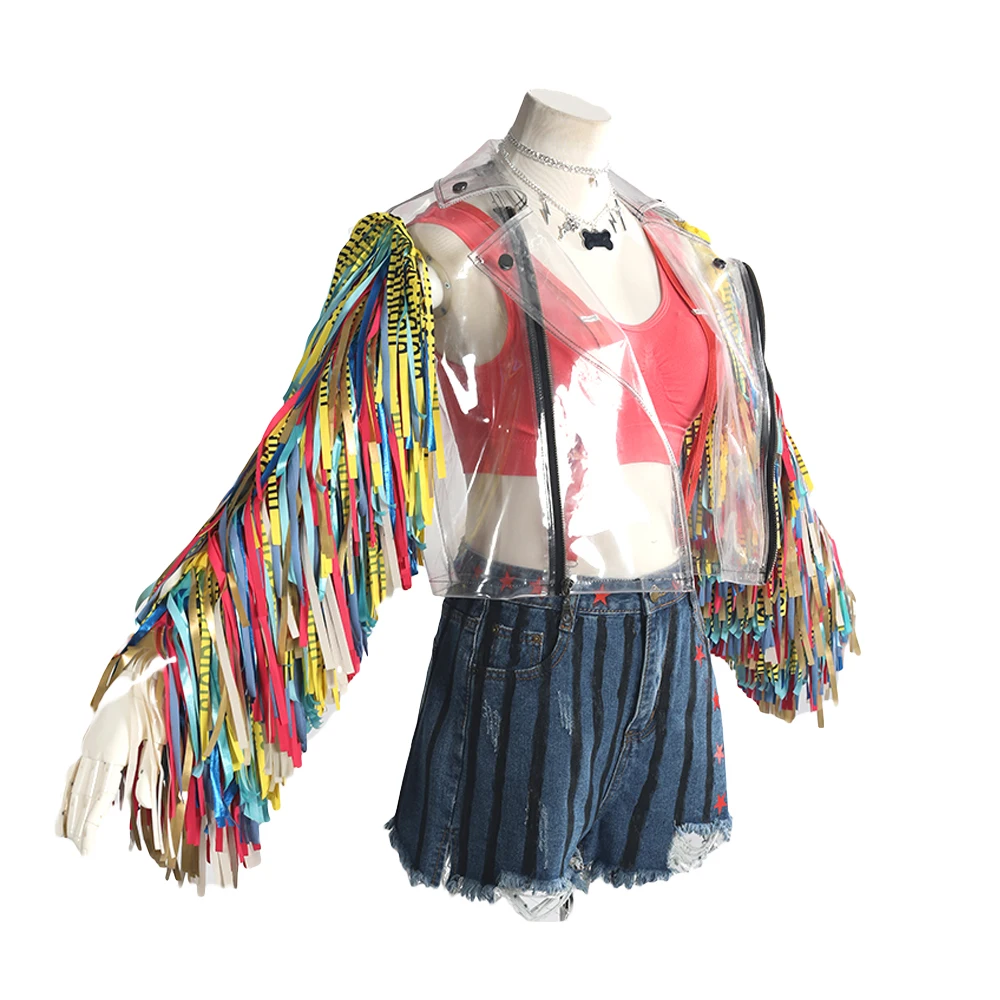 Brdwn Păsări de Pradă Femei Quinn Cosplay Custome Strat Transparent Costum