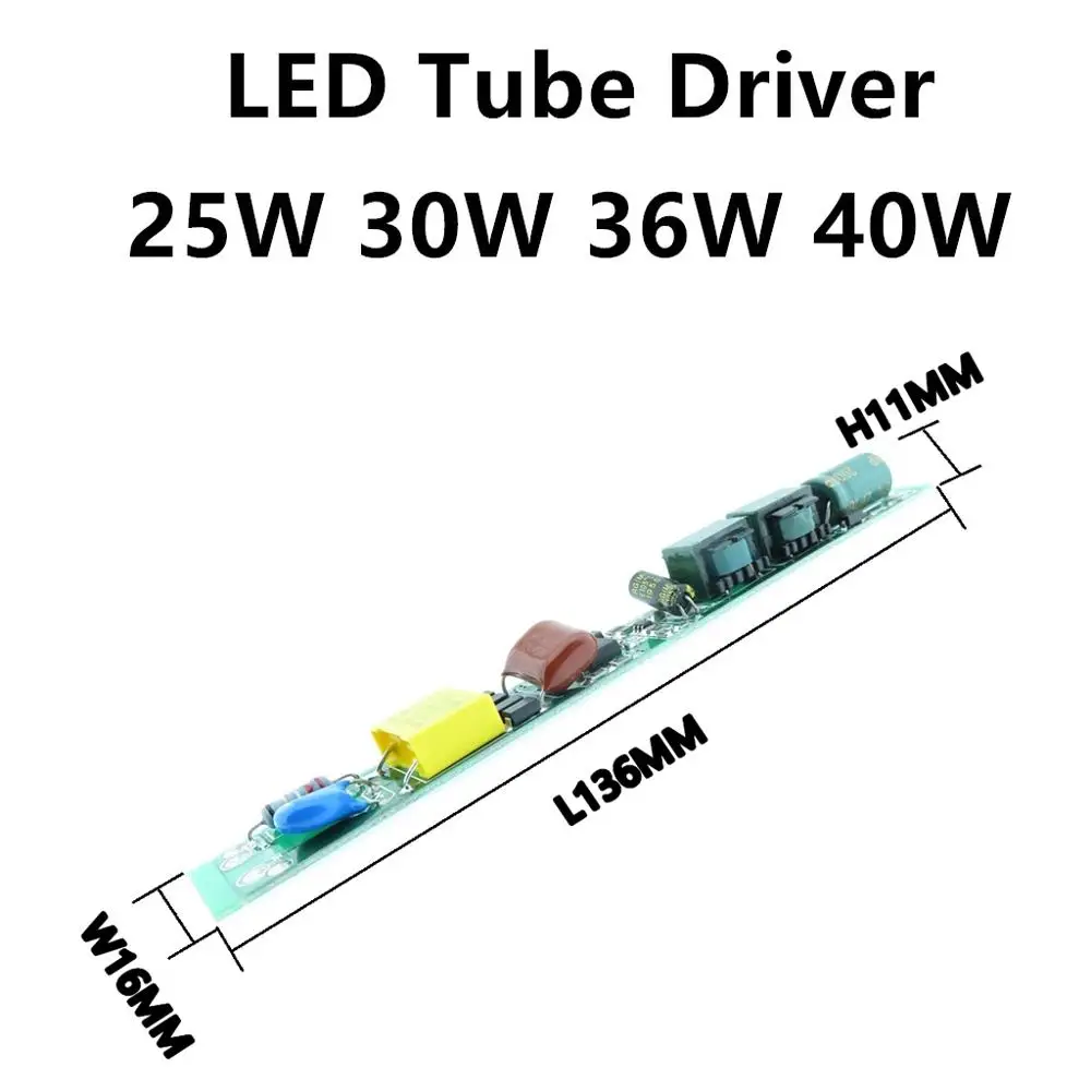 28W 30W 34W 36W LED Tube Driver 300mA 320mA 350mA 380mA 400mA 420mA 450mA de Alimentare 110V 220V T5, T8, T10 de Iluminat cu Transformator