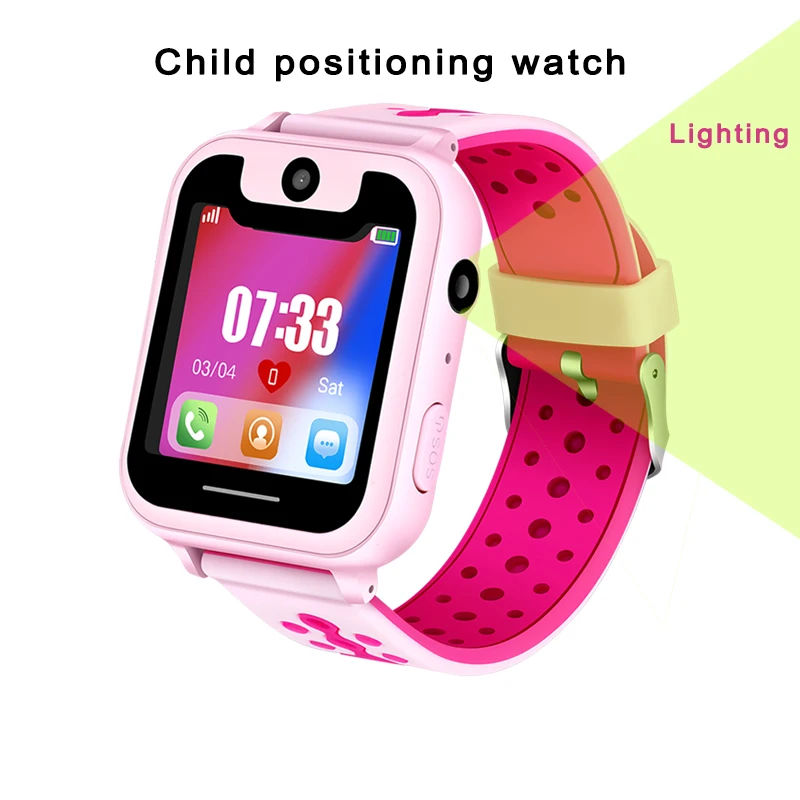 LIGE Copii ceas Inteligent Copil SmartWatches Copilul Uita-te pentru Copilul Apel SOS Locație Finder, Localizare Tracker Anti-a Pierdut Monitor+Cutie