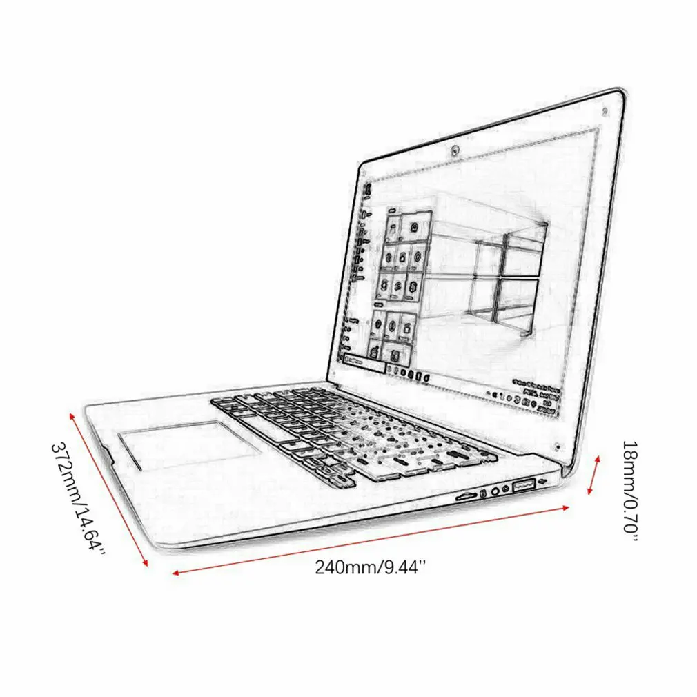 Notebook Gratuit de Corp Ultra-subțire Procesor Quad-core Netedă Și Stabilă Consum Redus de Energie Laptop
