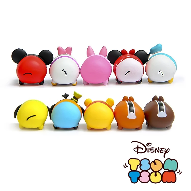 Disney Tsum Tsum 10buc/Lot 3.8 cm Donald, Mickey, Winnie Rață Jucării Elf Drăguț Papusa Jucarie de Baie Juguetes Pentru Chirldren Cadou