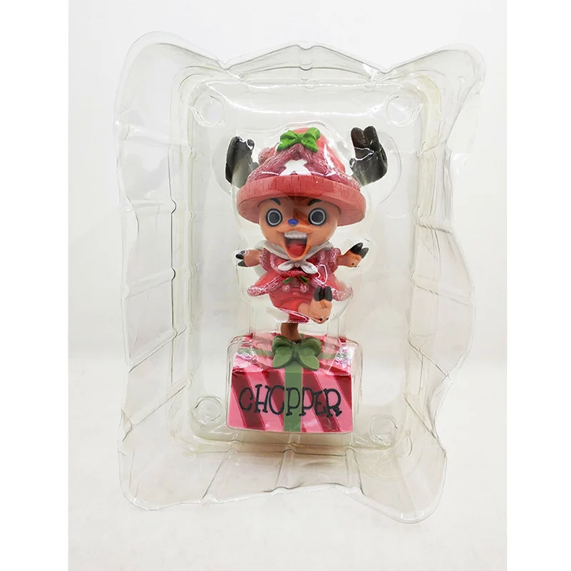 UNA BUCATA Piratii palarie De paie Tony Tony Chopper Crăciun dress up Ver PVC figurina de Colectie Model de Caseta de Jucărie plină de 16cm