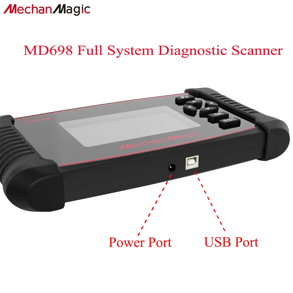 Noi MD698 OBD2 de Diagnosticare Auto Scanner Instrument pentru Auto ABS Airbag SAS Ulei DPF EPB Reset ODB2 Toate Sistemele Auto Scanner