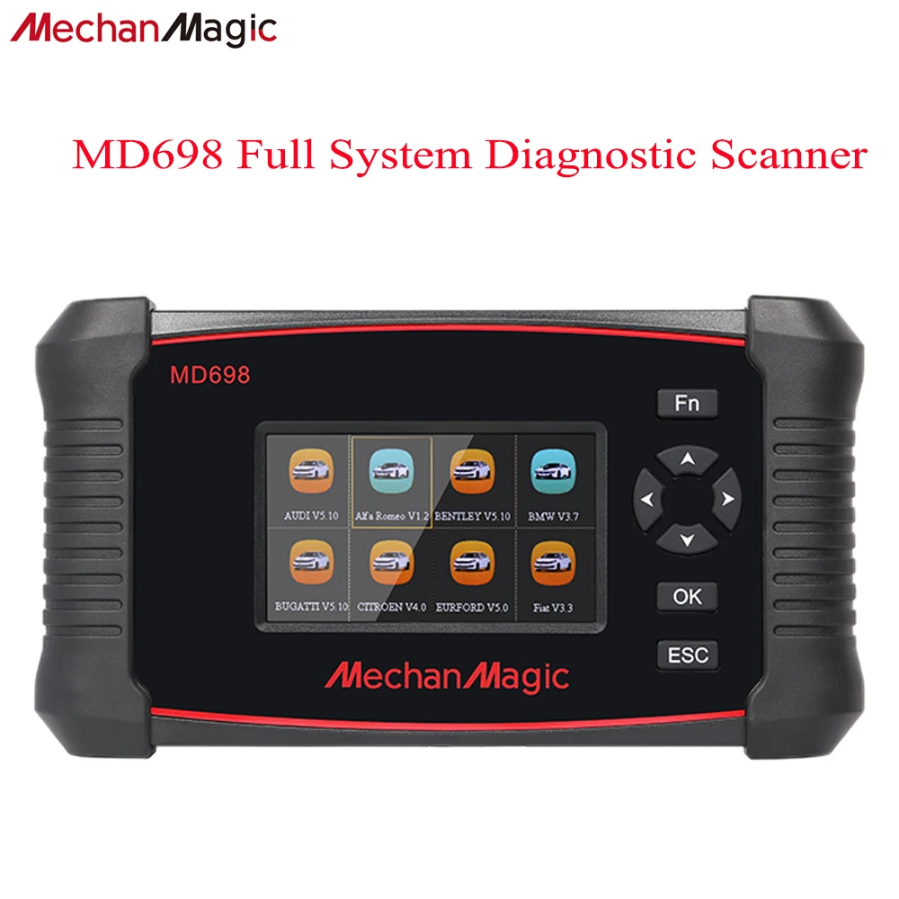 Noi MD698 OBD2 de Diagnosticare Auto Scanner Instrument pentru Auto ABS Airbag SAS Ulei DPF EPB Reset ODB2 Toate Sistemele Auto Scanner