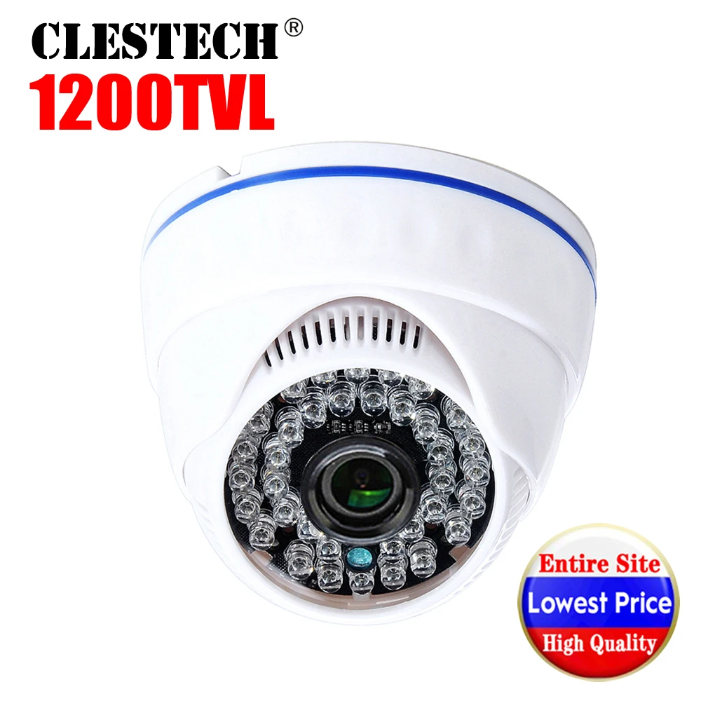 2021New Vânzare Real 1200tvl Cmos HD CCTV aparat de Fotografiat infraroșu Viziune de Noapte Unghi Larg de interior ACASĂ Dome de Supraveghere de securitate vidicon
