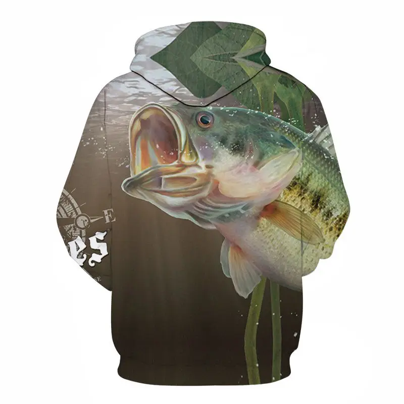 Animal de apă de Pește Barbati Hanorace 2019 Tinuta Mâneci Lungi de Primăvară Bluze Topuri Casual Treninguri de Imprimare 3D Navă ZOOTOP URS