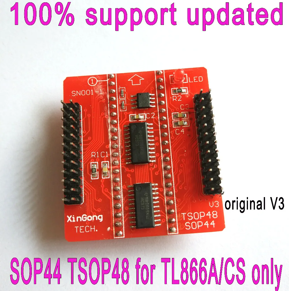 Original Adaptoare SOP44 TSOP48 ZIF kit adaptor doar pentru MiniPro tl866ii plus programator Programator Universal V3 Baza adaptor