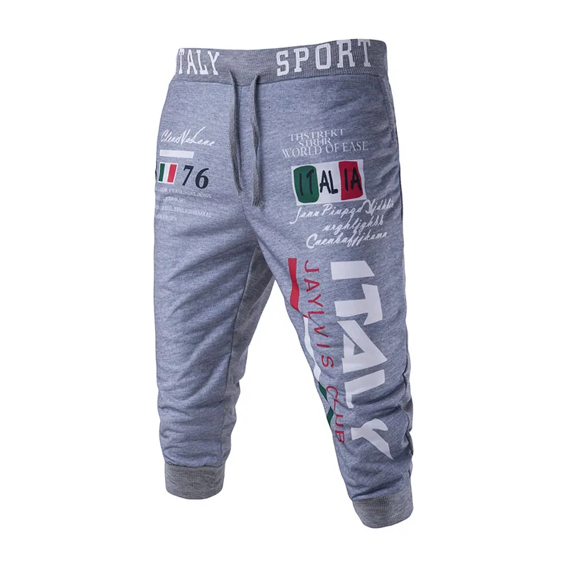 Sexy sport barbati pantaloni italiană de design de imprimare pantaloni casual
