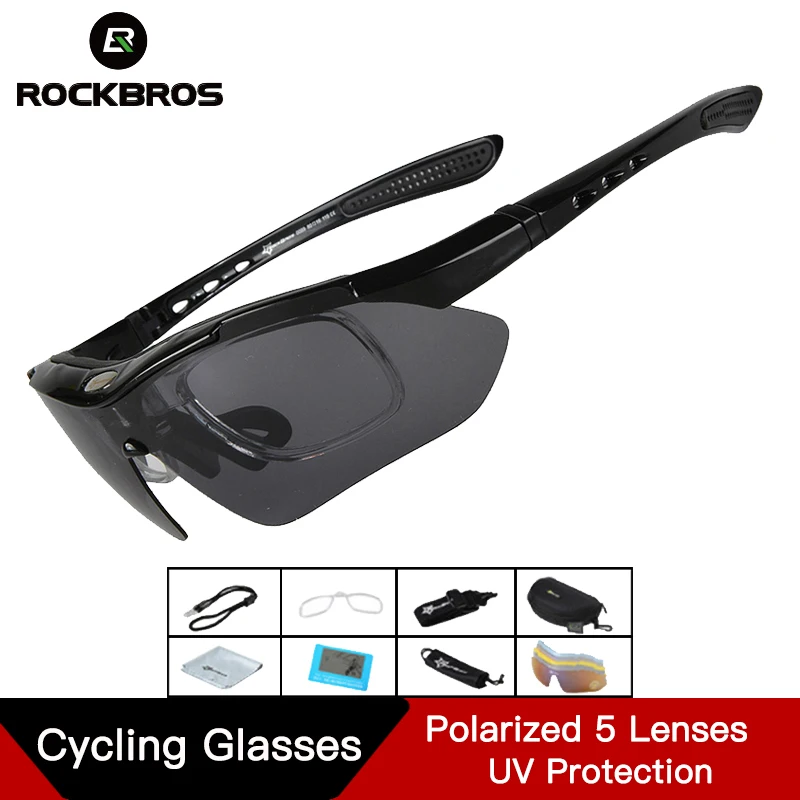 ROCKBROS Rama de Ochelari Polarizati de Ciclism ochelari de Soare Cadru Polarizate DIY Ochelari de Soare Cadru de Barbati pentru Ciclism, Drumeții ochelari de soare