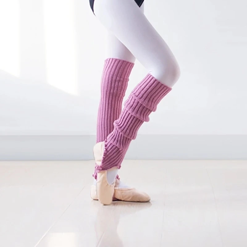 Fete Dans Profesionist Șosete Balet Feminin Latină Modernă Tricot Încălzit De Picior Femei Winter Sport Nepriceput 2021 Bună Calitate