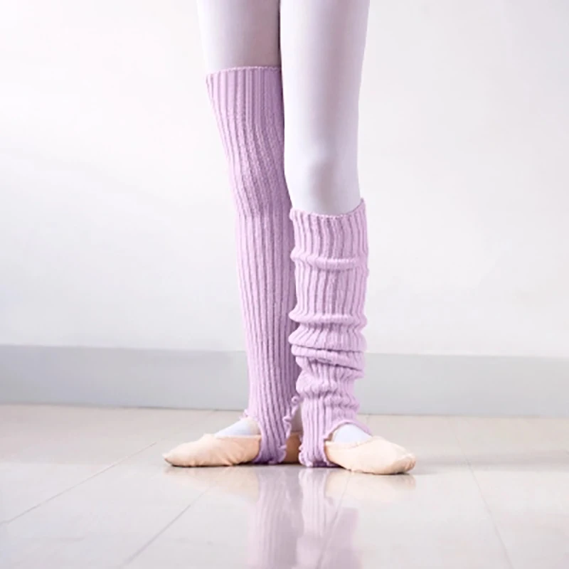 Fete Dans Profesionist Șosete Balet Feminin Latină Modernă Tricot Încălzit De Picior Femei Winter Sport Nepriceput 2021 Bună Calitate