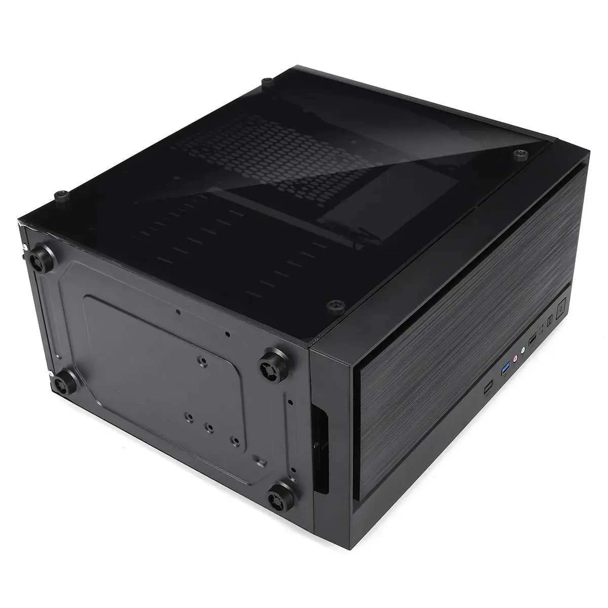 M-ATX / Mini-ITX Calculator PC Gaming Caz RGB Ventilatorului de Răcire Interfata Audio USB cu Light Bar