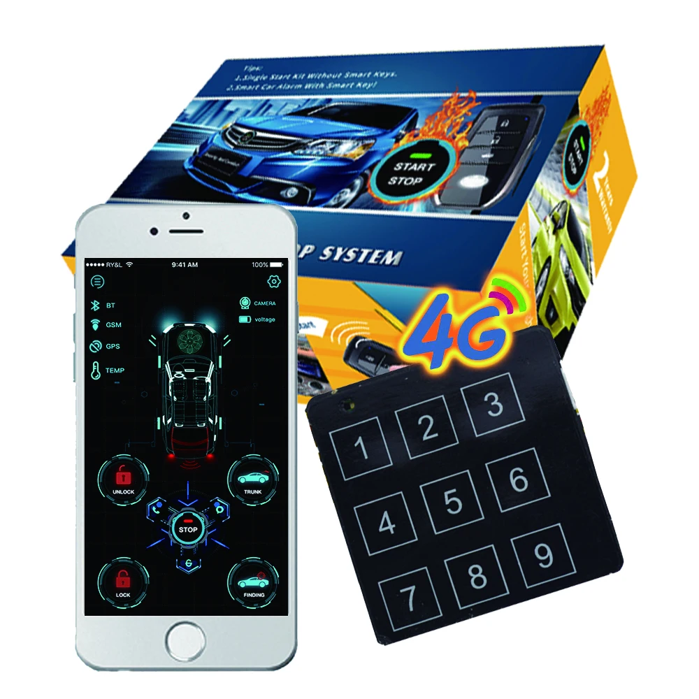Cardot 4G în stoc telefon inteligent app de control start stop dispozitiv de urmărire gps, alarme auto