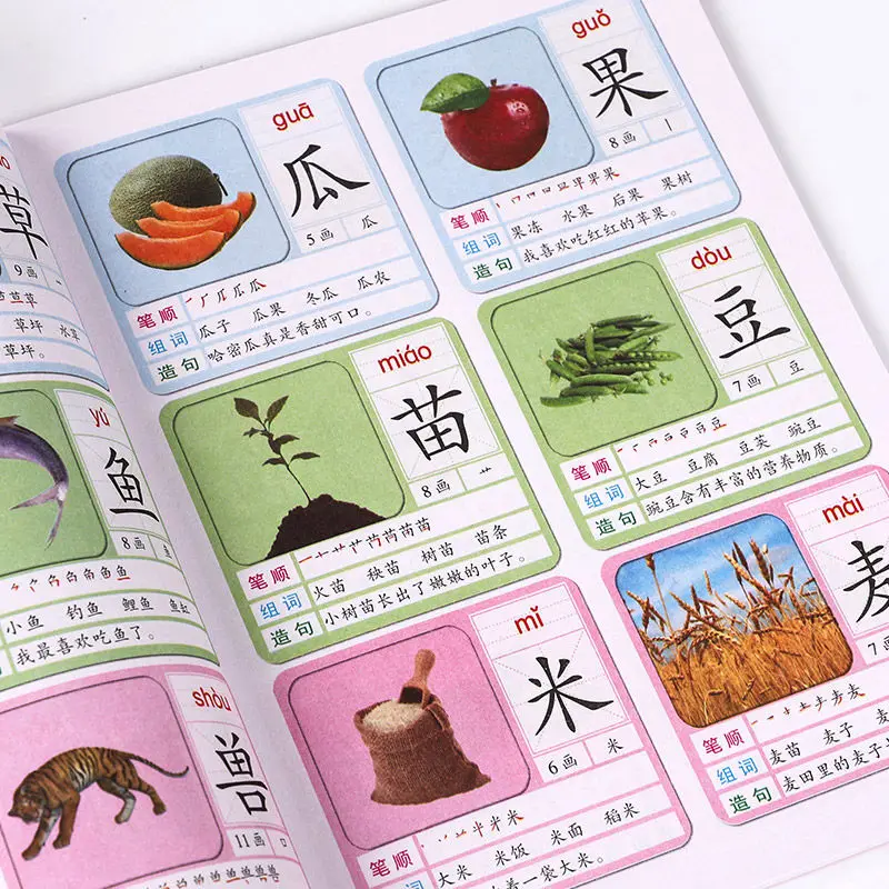 Clasa Chinez Să Învețe Caractere Cărți Uita-Te La Poza De Alfabetizare Imagini Iluminare De Educație Timpurie Carte Carte