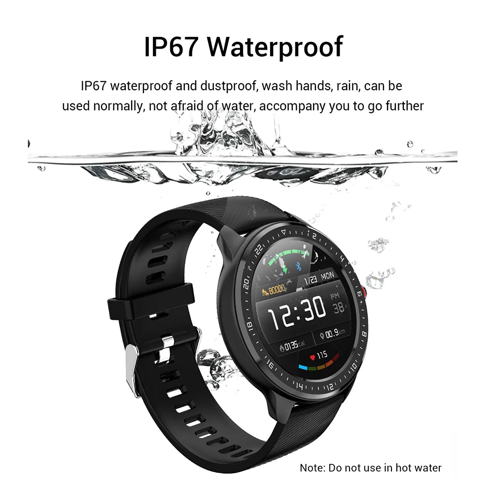 MARGINEA de NORD Bărbați Ceas Inteligent Fitness Tracker Sport Rata de Inima tensiunea rezistent la apa IP68 Funcționare Smartwatch Pentru Android IOS
