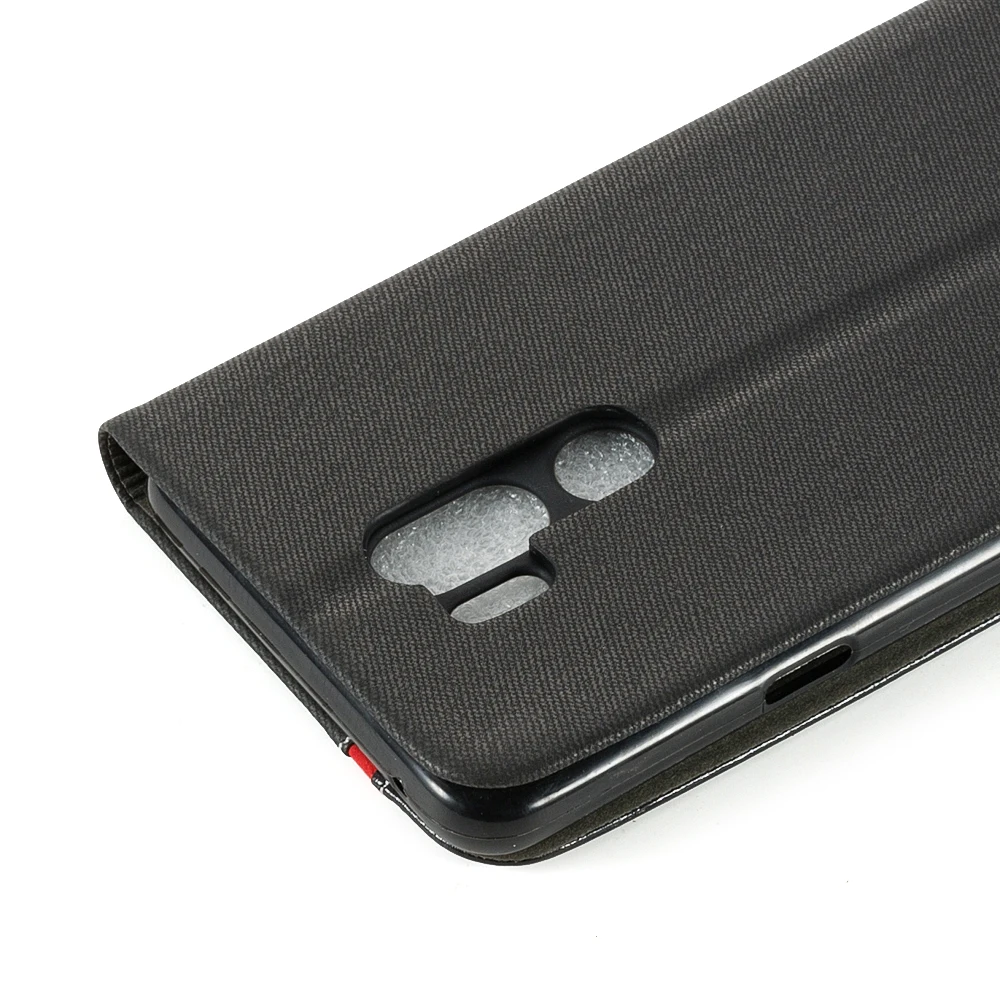 Rezervați Caz Pentru LG G7 Afaceri Pu Caz din Piele Portofel Caz de Telefon Pentru LG G7 ThinQ G710EM Flip Caz Moale Tpu Silicon Capac Spate